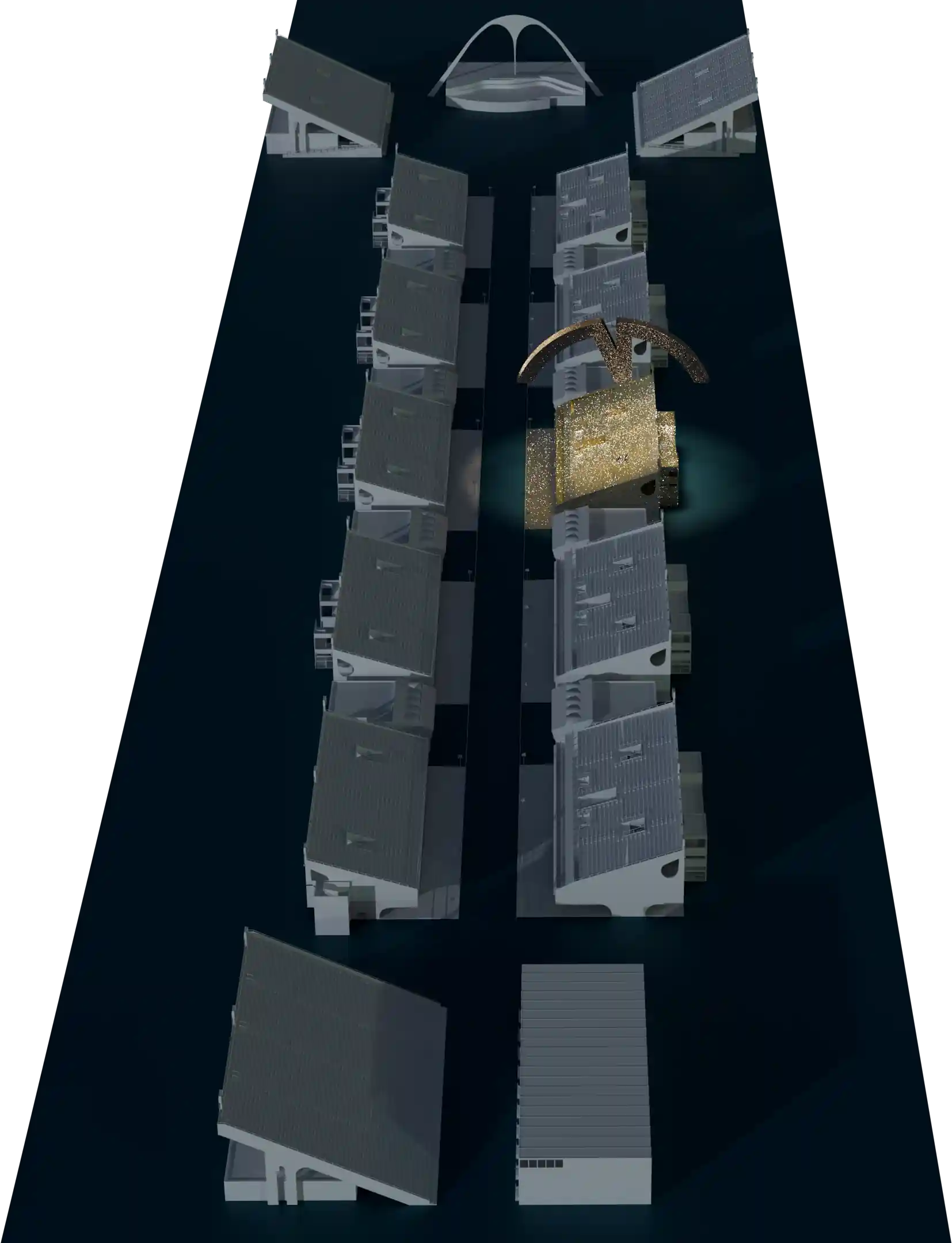 Mapa 3D do Camarote Mar